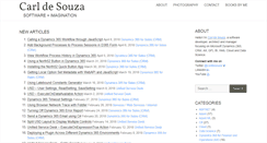 Desktop Screenshot of carldesouza.com